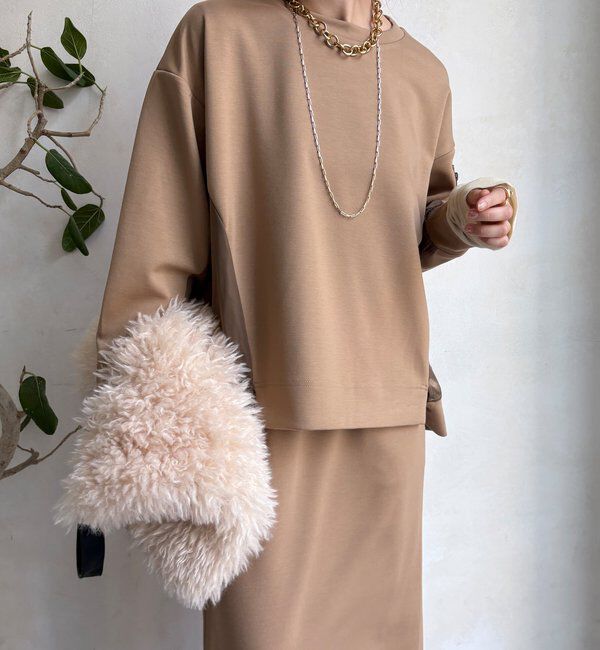  「【WEB限定】MA1ポケットプルオーバー＋タイトスカートセット」|スーツ|