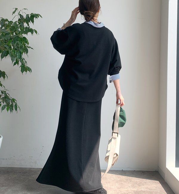  「セットアップラグランロゴ刺繍プルオーバー」|Tシャツ・カットソー|