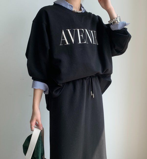  「セットアップラグランロゴ刺繍プルオーバー」|Tシャツ・カットソー|