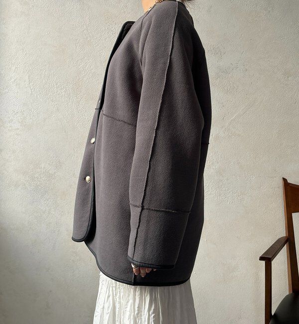  「リバーシブルボアコート」|その他|