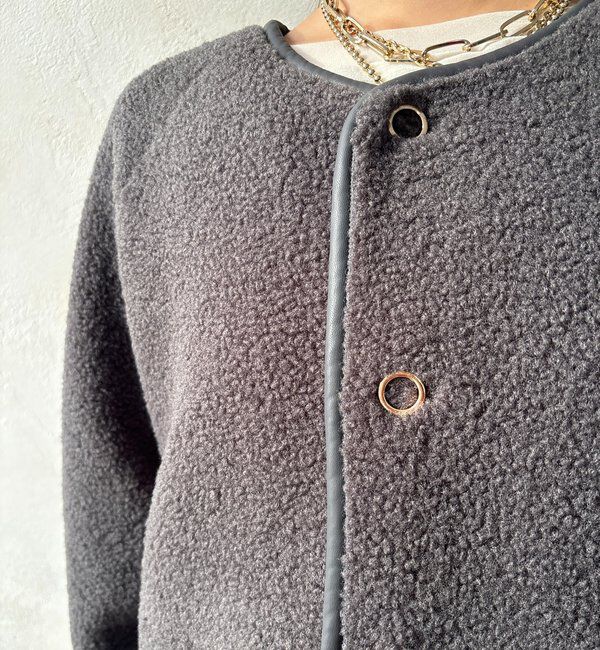  「リバーシブルボアコート」|その他|