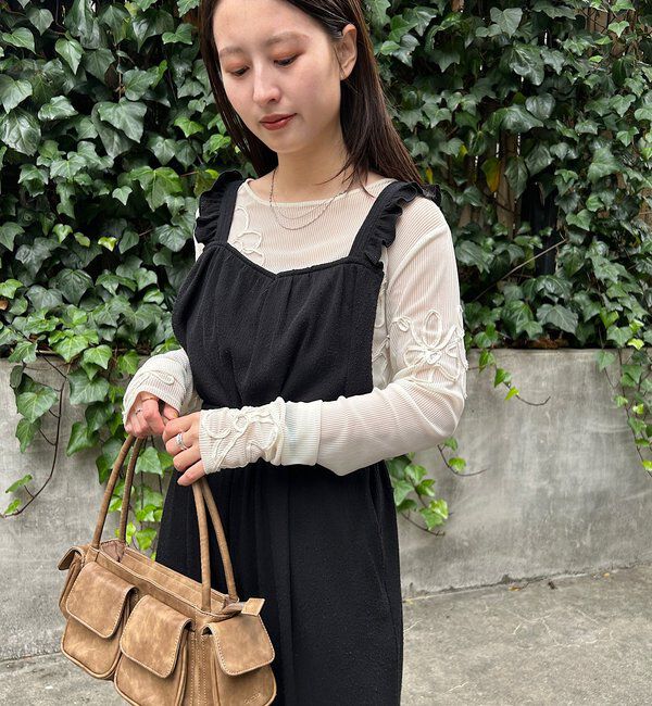  「フラワーコード刺繍シアーTOPS」|Tシャツ・カットソー|