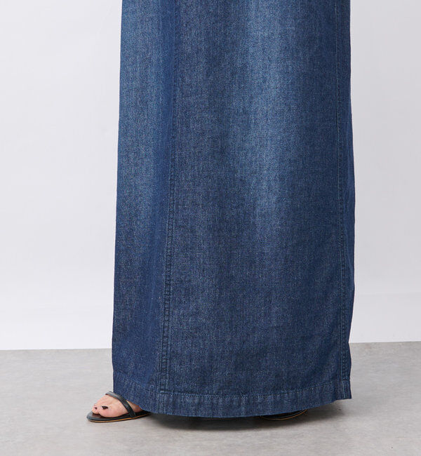  「【MONN&times;Yoshiiiiii】デニムシャツワンピース」|ワンピース|