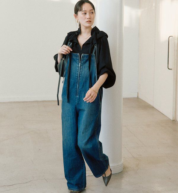 「【シーズン問わず使える】デニムサロペット」|ワンピース|