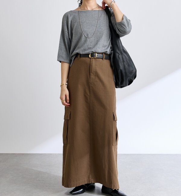  「【MONN.:. （モン）】LOOSE KNIT Tee」|ニット・セーター|