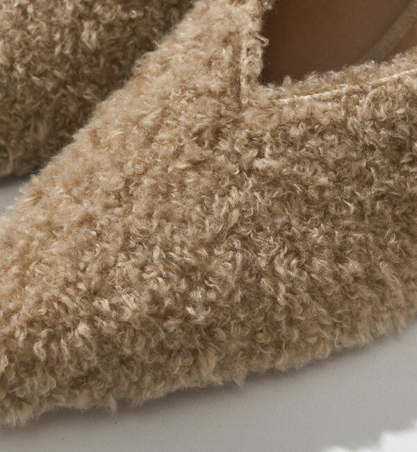  「【シーズンムードを高める】ボアミュール」|パンプス|