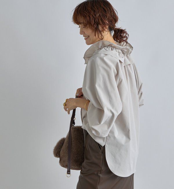  「【リバイバル】ドロストフリルカラーブラウス」|シャツ・ブラウス|