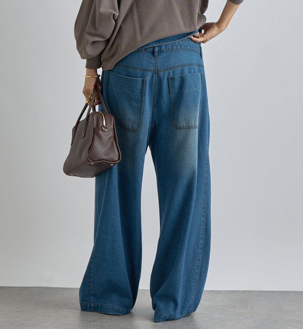  「【一枚で決まる】デニムジャンプスーツ」|ワンピース|