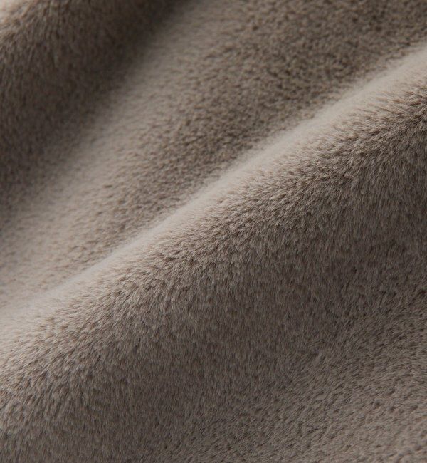  「【シーズンムード高まる】エコファーフードジレ」|ベスト・ジレ|