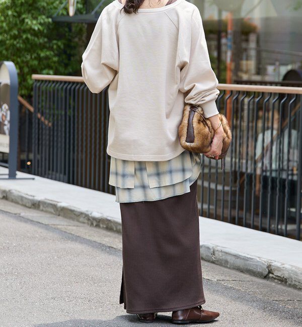  「予約【新色追加/抜け感◎】ハーフZIPスウェット」|Tシャツ・カットソー|