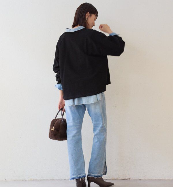  「予約【新色追加/抜け感◎】ハーフZIPスウェット」|Tシャツ・カットソー|