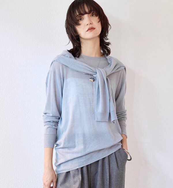  「【MYSELFbyRD（マイセルフバイリヴドロワ）】ニットカーディガン」|カーディガン|