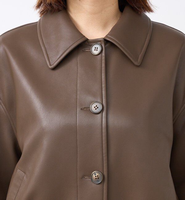  「【洗練された着こなしに】合皮ブルゾン」|ブルゾン・スタジャン|