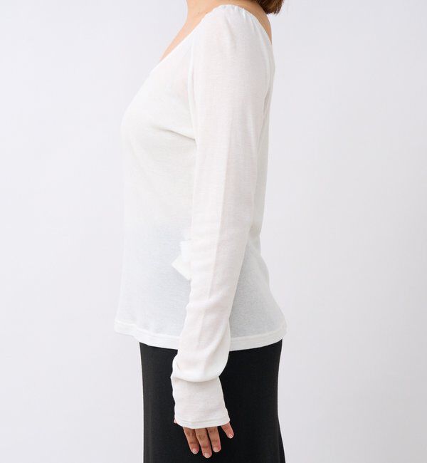  「【リバイバル/新色追加】バレリーナネックカットソー」|Tシャツ・カットソー|