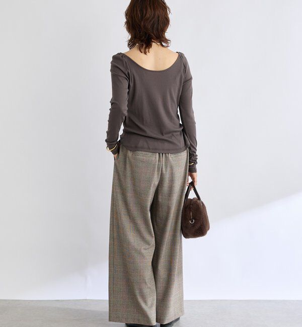  「【リバイバル/新色追加】バレリーナネックカットソー」|Tシャツ・カットソー|