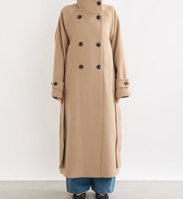  「【着映え】スタンドネックベルテッドコート」|その他|