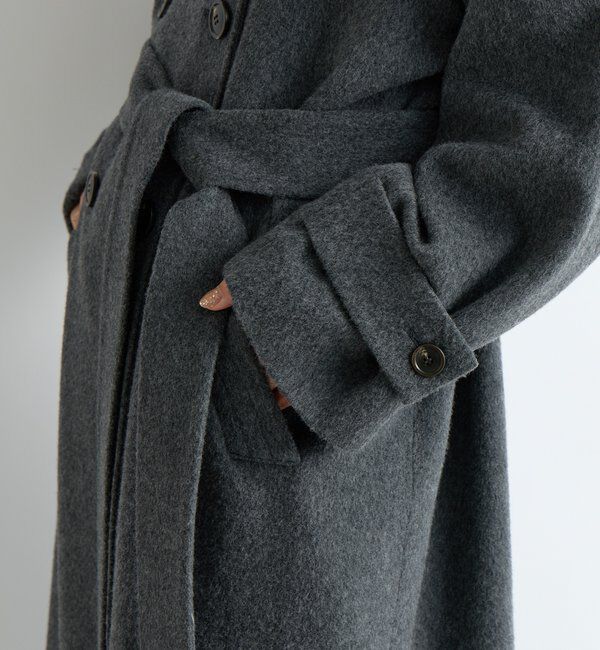  「【着映え】スタンドネックベルテッドコート」|その他|