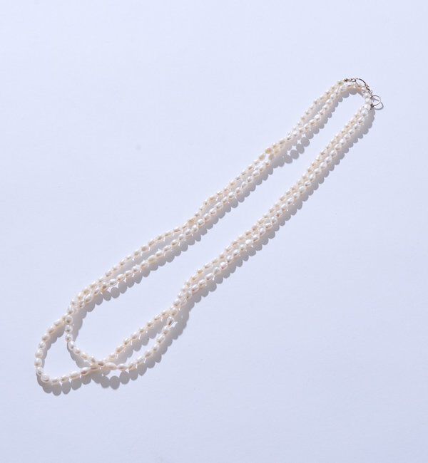  「【アレンジ自在】120cmパール&times;SV925ネックレス」|ブローチ・コサージュ|