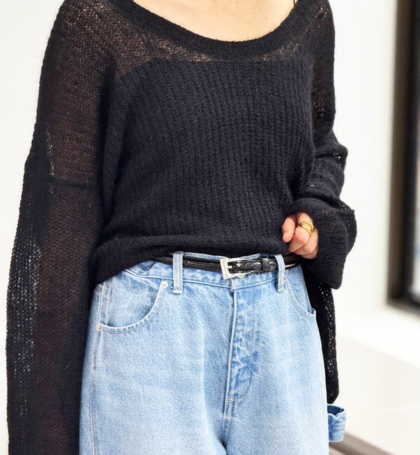  「【上品な光沢感】エナメルベルト」|ベルト|