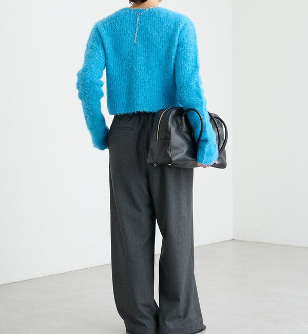  「【ふんわり柔らか】ヘアリーショートカーディガン」|カーディガン|