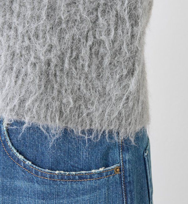  「【ふんわり柔らか】ヘアリーショートカーディガン」|カーディガン|