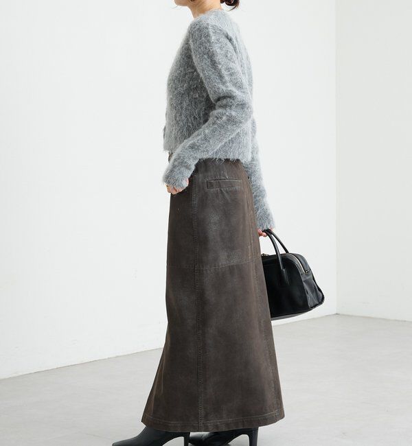  「【ふんわり柔らか】ヘアリーショートカーディガン」|カーディガン|