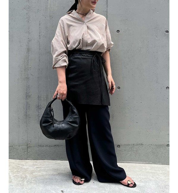  「【CHIKAコラボ】【美脚パンツ】ワイドドロストパンツ」|その他|