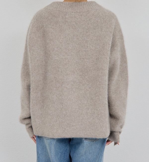  「ファーVネックカーディガン」|ニット・セーター|