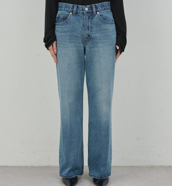  「センタークリースフレアデニム」|デニム|