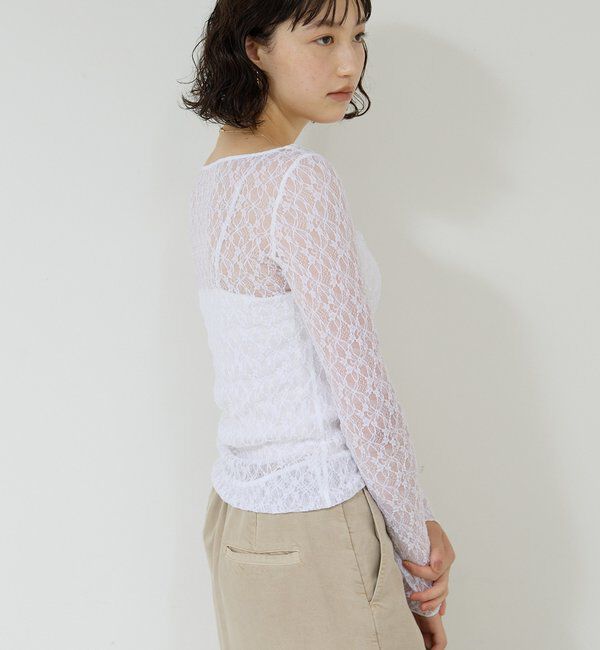  「【La nature linge】NEWレースカットソー」|Tシャツ・カットソー|