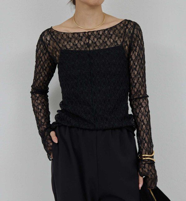  「【La nature linge】NEWレースカットソー」|Tシャツ・カットソー|