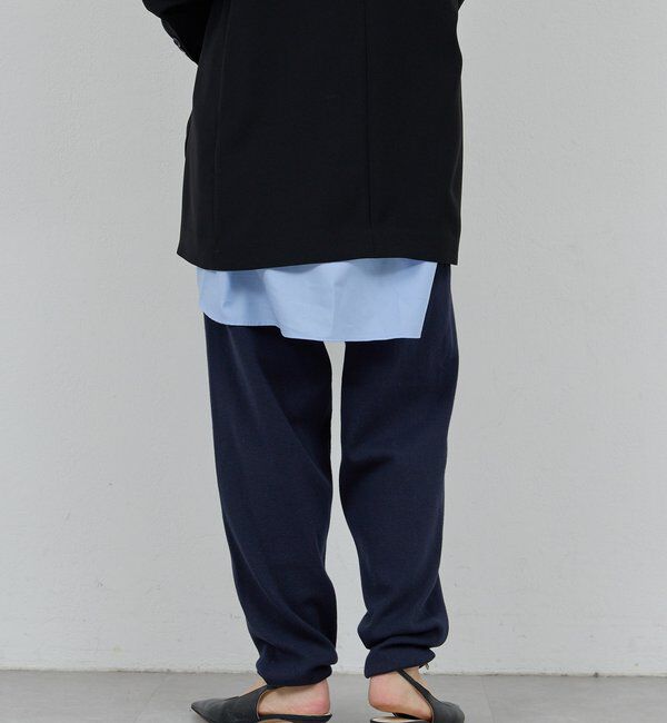  「【WALANCE】シーウール&times;オーガニックコットンニットパンツ/別注」|チノ|