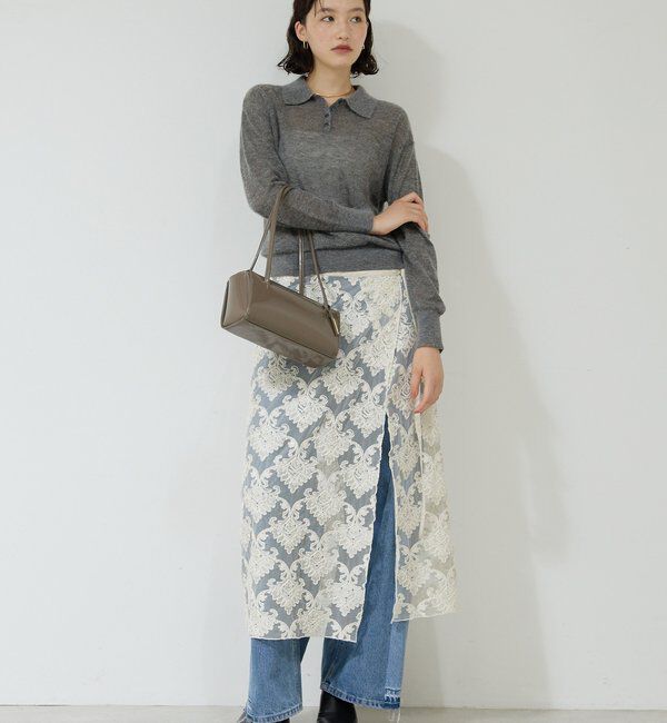  「モールレースラップスカート」|スカート|