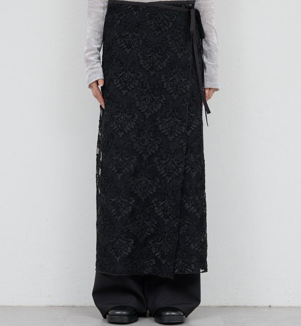  「モールレースラップスカート」|スカート|