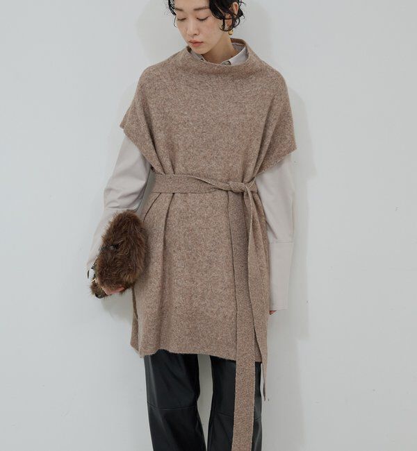  「【25th記念アイテム】 2wayニットポンチョ」|ニット・セーター|