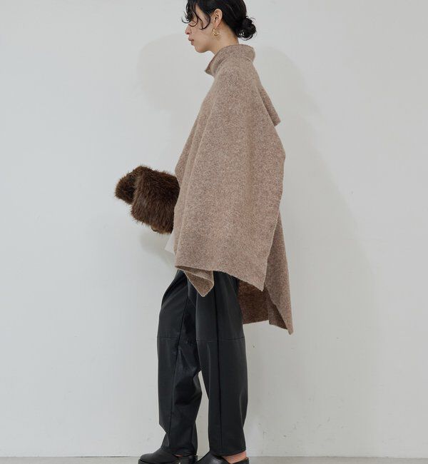  「【25th記念アイテム】 2wayニットポンチョ」|ニット・セーター|