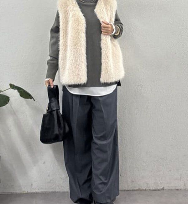  「【手洗い可】【全骨格対応】オーバータートルニット」|ニット・セーター|