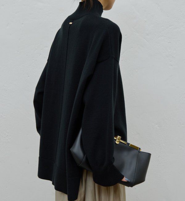  「【手洗い可】【全骨格対応】オーバータートルニット」|ニット・セーター|