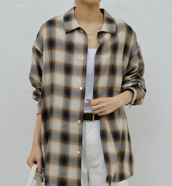  「オンブレチェックシャツ」|シャツ・ブラウス|
