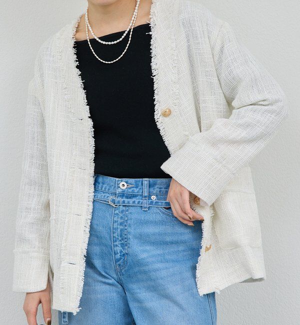  「【WEB限定/手洗い可】ツイードジャケット」|その他|