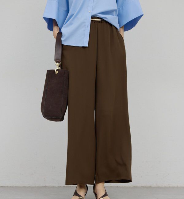  「【即戦力パンツ】【3サイズ展開】ワイドイージーパンツ」|チノ|