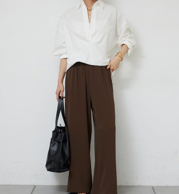  「【即戦力パンツ】【3サイズ展開】ワイドイージーパンツ」|チノ|