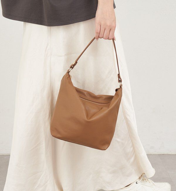  「ソフトレザーシンプルショルダーバッグ 」|ショルダー・メッセンジャー|
