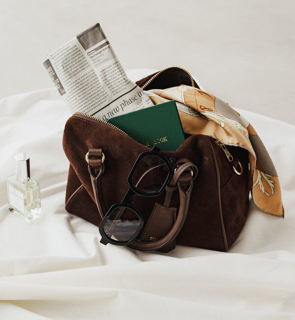  「スエード2WAYミニボストンバッグ」|ボストンバッグ|