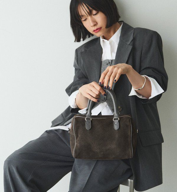  「スエード2WAYミニボストンバッグ」|ボストンバッグ|