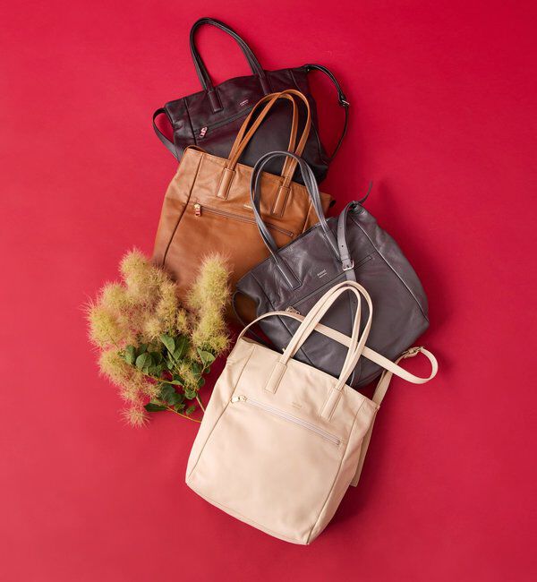  「レザー2WAYトートバッグ」|トートバッグ|