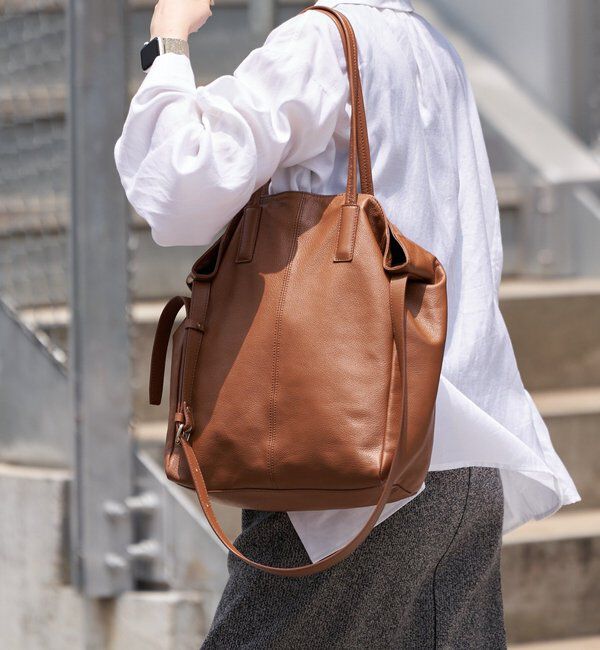  「レザー2WAYトートバッグ」|トートバッグ|