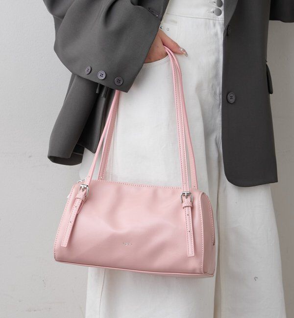  「lotiワイドボストンBAG」|トートバッグ|ピンク