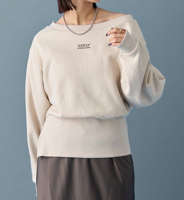  「オフショルスウェット」|Tシャツ・カットソー|