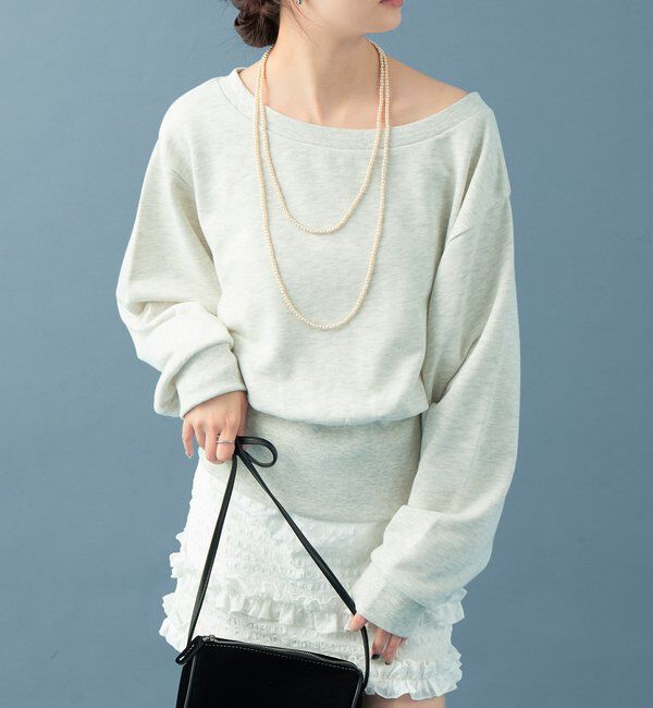  「オフショルスウェット」|Tシャツ・カットソー|